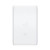 CW Office Ubiquiti U-POE+ (Previously U-POE-AT) Universal 802.3at 48V 30W Power POE+ Injector, front view of the white rectangular PoE+ injector on a plain background