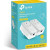 CW Office TP-Link TL-PA4010P KIT 600M Powerline AC Pass-through Twin Pack, TP-Link AV600 powerline starter kit retail box featuring two white pass-through powerline adapters