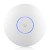CW Office Ubiquiti U7-PRO-MAX U7 Pro Max WiFi 7 Ceiling Mounted Access Point with 2.5GbE Uplink, white circular access point with a blue LED ring around the center