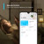 CW Office TP-Link Tapo P100 (4-pack) Mini Smart Wi-Fi Socket, lifestyle image showing remote control of connected appliances through the Tapo app on a smartphone