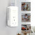 CW Office TP-Link TL-WPA8631P KIT AV1300 Gigabit Passthrough Powerline ac Wi-Fi Kit, white powerline Wi-Fi adapter with integrated passthrough power socket alongside lifestyle images of a family using connected devices