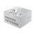 CW Office Seasonic FOCUS GX V4 850W ATX 3.1 80 PLUS Gold Modular PSU with 120mm FDB Fan, white modular power supply shown at an angle with ventilation slots and modular cable connectors visible.