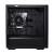 CW Office AMD Ryzen 3 4300G Quad Core 8 Thread 3.80GHz (4.00GHz Boost), black desktop computer tower with side panel removed, showing internal components and cooling fan.