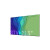 CW Office Newline STV-7524+ 75" STV+ Series, 4K, Android 14, Cast+, Digital Signage Display (Non-Touch), front view of a slim display showing blue and green abstract graphics with STV+ 75-inch branding