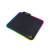 CW Office Genius GX-Pad 500S RGB soft gaming mouse pad, 450 × 400 × 3 mm black pad with multicolor RGB edge lighting, spill-resistant surface, and non-slip base