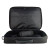CW Office techair TANZ0107V4 Classic Pro 16–17.3-inch Black Briefcase, open black laptop bag showing its padded interior, shoulder strap, and front pocket