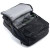 CW Office techair TACMB001 Commuter Pro 14–15.6-inch Backpack, Black, open view showing the padded laptop compartment and interior storage pockets.