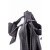 CW Office techair TANZ0140 Classic basic 15 - 16" briefcase Black, close-up view of the black briefcase with its shoulder strap and zippered compartments.