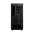 CW Office Fractal Design North Mid Tower PC Case – Charcoal Black, Dark Tinted Tempered Glass, Walnut Front, ATX, 2x 140mm PWM Fans, rear view showing the black PC case’s ventilation grilles, expansion slots, and power supply area.