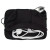 CW Office techair TANZ0348 Classic pro 10 - 11.6" Sleeve Black, open black laptop sleeve with a white cable and a wireless mouse