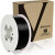 CW Office Verbatim PLA Filament 1.75 mm, 1 kg, black, 335 m spool, image of a black filament spool beside its Verbatim 3D printing filament box.