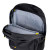 CW Office techair TANZ0701v6 Classic Essential 14–15.6-inch Black Backpack, open view showing the padded light gray laptop compartment and front storage pocket.