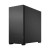CW Office Fractal Design Pop Silent Black ATX Mid Tower PC Case, front three-quarter view of the black sound-dampened case with a closed side panel and clean minimalist design.