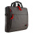 CW Office techair TAN1209 Classic essential 14 - 15.6" shoulder bag Grey, grey laptop shoulder bag with black carry handles, red zipper accents and a spacious front pocket.