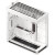 CW Office HAVN (HVN-CA-HS420-05) Mid Tower PC Case, white UniSheet glass ATX case shown with a spacious, component-free interior and ventilated top panel