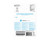  HP Advanced Glossy photo paper Black,Blue,White Gloss 