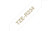 Brother BROTHER PTOUCH RIBBON 12MM X 4M GOLD ON WHITE 