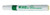 Cartridge World Drywipe Chisel Tip Marker Green (10)