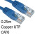 Cartridge World RJ45 (M) to RJ45 (M) CAT6 0.25m Blue OEM Moulded Boot Copper UTP Network Cable 