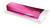 Leitz iLAM Laminator A4 Pink White, A4 pink and white home office laminator with control panel and green status indicator.