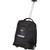 Lightpak Master Laptop Trolley Bpack, black wheeled backpack with extendable handle and multiple compartments for laptops and accessories.