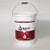 Magic Ice Melt Granules Bucket 18.75kg, white plastic bucket with red and blue labeling and metal handle for snow and ice melting.