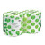Maxima Jumbo Toilet Roll 2 Ply PK6, image showing a pack of six rolls of white toilet paper with green polka dot design.