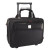 Monolith Delux Nylon Wheeled Laptop Case, black travel bag with extendable handle and multiple compartments for laptops and accessories.