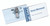 Durable Name Badge with Combi-Clip 40x75mm PK50, clear plastic name badge holder with metal clip for professional identification.