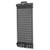 Proximity CSPR Component Storage Panel, black metal grid panel with multiple slots for organizing electrical components.