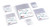 Rexel Nyrex Card Holder 95x64mm (PK25), transparent top-opening card holders in various sizes with packaging.