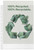 Rexel Pocket Recycled PP 70mic A4 PK100, sheet of recycled polypropylene pockets with eco-friendly leaf design and recycling symbol.