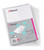 Rexel Rx Nyrex Wallet wt Pocket A4 Clear PK25, transparent A4 size document wallet with a zipper for secure storage.
