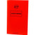 CW Office Silvine Cash Book 159X99MM 36LF PK24, red hardcover cash book with black text and logo on the cover.