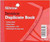 CW Office Silvine Dupl Invoice Book 102x127mm Pk12, red cover with product details and barcode.