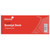 CW Office Silvine Receipt Book 80x202mm PK36, red cheque book style cash receipt book for recording transactions.