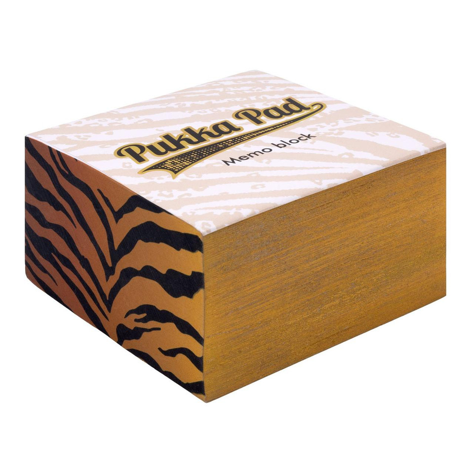 Pukka Pad Wild Memo Block 500 sheets 80x80x43mm - Memo Pads - Note Taking Supplies