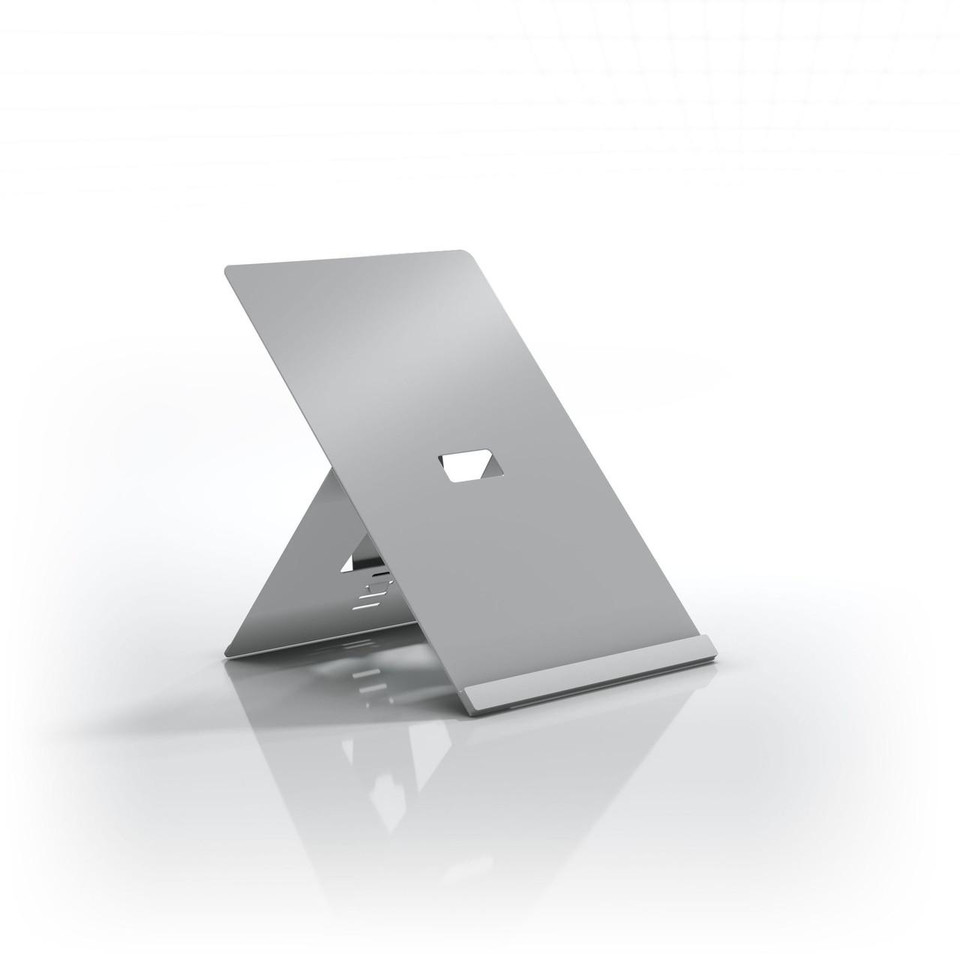 A4 Fold-away Document Stand - Natural Aluminium - Document Holders - Ergonomic Accessories