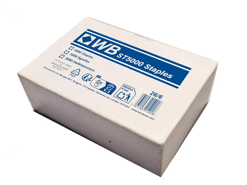 UP Metal Half Strip Staples 24/6 Box of 5000 - - from Cartridge World