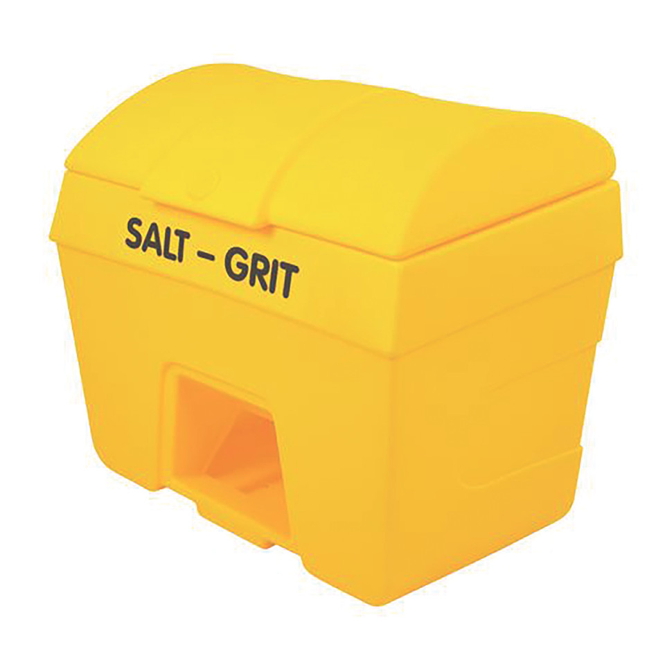 Salt/Grit Bin With Hopper 200L Ylw - Cleaning Fluids - Grit Bins