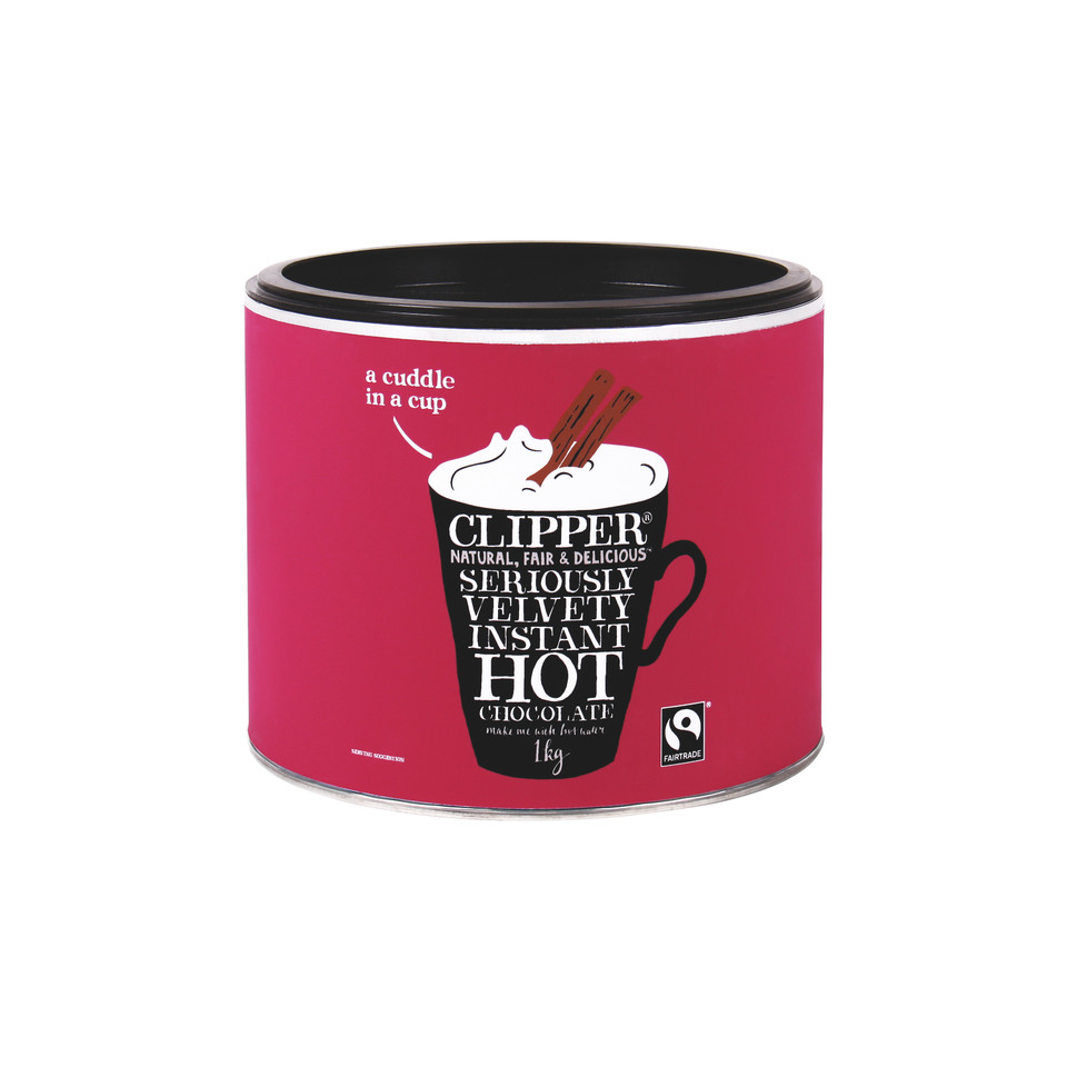 Clipper Organic F/Trade Hot Choc 1KG - Hot Drinks - Hot Chocolate