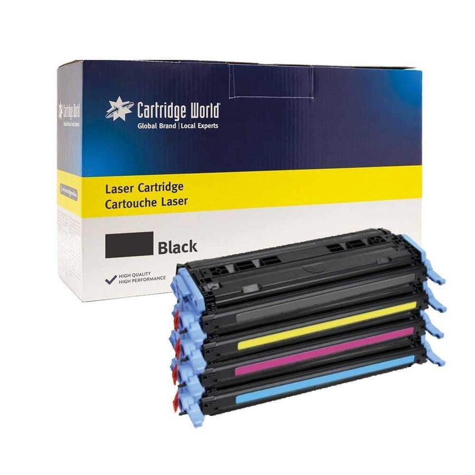 HP124A Q6000 Series Multi-Pack Black/Cyan/Magenta/Yellow - HP Color LaserJet Series Toner Cartridges - HP Color LaserJet 1600 Toner Cartridges