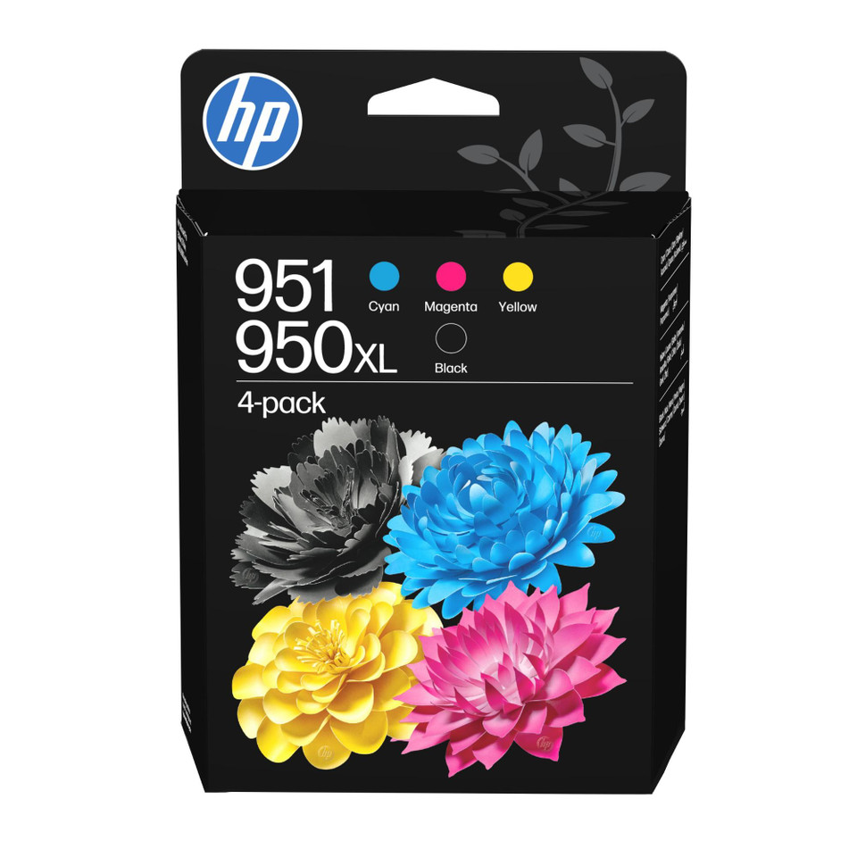 Original HP 950XL Black & 951 Colour Ink Cartridge Multipack - 4 Pack - C3WK1AE - HP OfficeJet... at Cartridge World