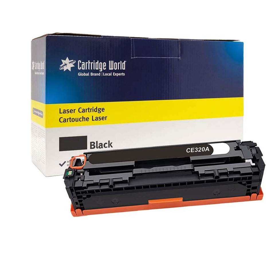 Compatible HP 128A Black LaserJet Toner Cartridge (CE320A) - HP Color LaserJet CM Series Toner Cartridges - HP Color LaserJet CM1415fn mfp Toner Cartridges