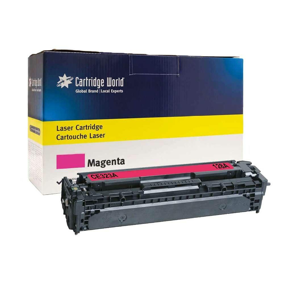 Compatible HP 128A Magenta LaserJet Toner Cartridge (CE323A) - HP Color LaserJet CM Series Toner Cartridges - HP Color LaserJet CM1415fn mfp Toner Cartridges