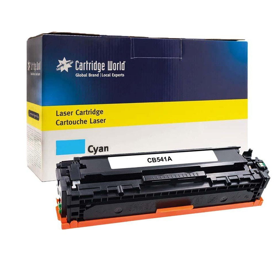 Compatible HP 125A Cyan LaserJet Toner Cartridge (CB541A) - HP Color LaserJet CP Series Toner Cartridges - HP Color LaserJet CP1215 Toner Cartridges