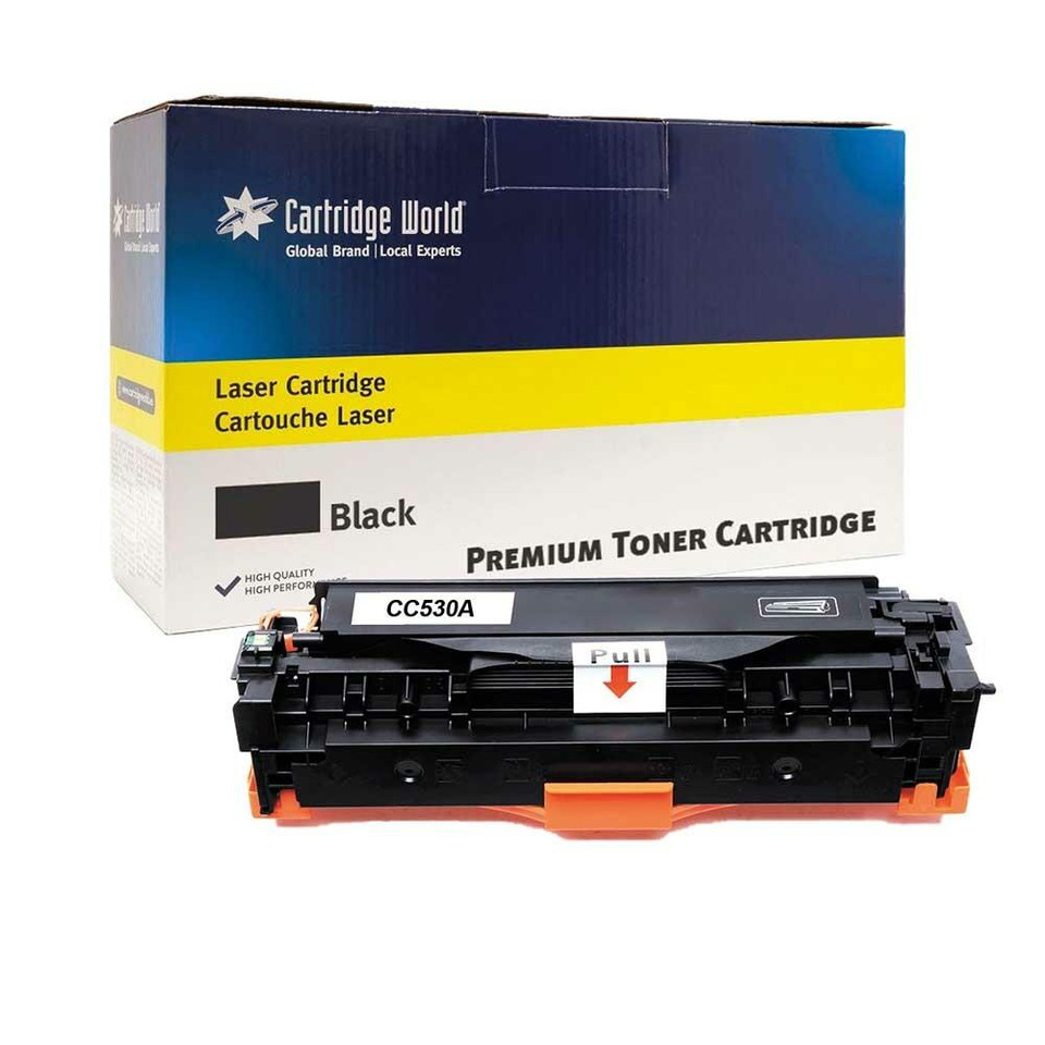 Compatible HP 304A Black LaserJet Toner Cartridge (CC530A) - HP Color LaserJet CP Series Toner Cartridges - HP Color LaserJet CP2025 Toner Cartridges