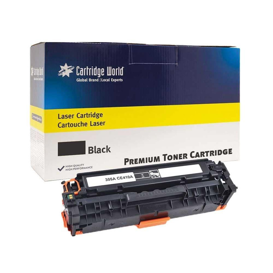 Compatible HP 305A Black LaserJet Toner Cartridge (CE410A) - HP LaserJet Pro Series Toner Cartridges - HP LaserJet Pro 400 color M475dn Toner Cartridges