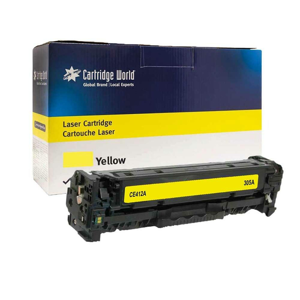 Compatible HP 305A Yellow LaserJet Toner Cartridge (CE412A) - HP LaserJet Pro Series Toner Cartridges - HP LaserJet Pro 400 color M475dn Toner Cartridges