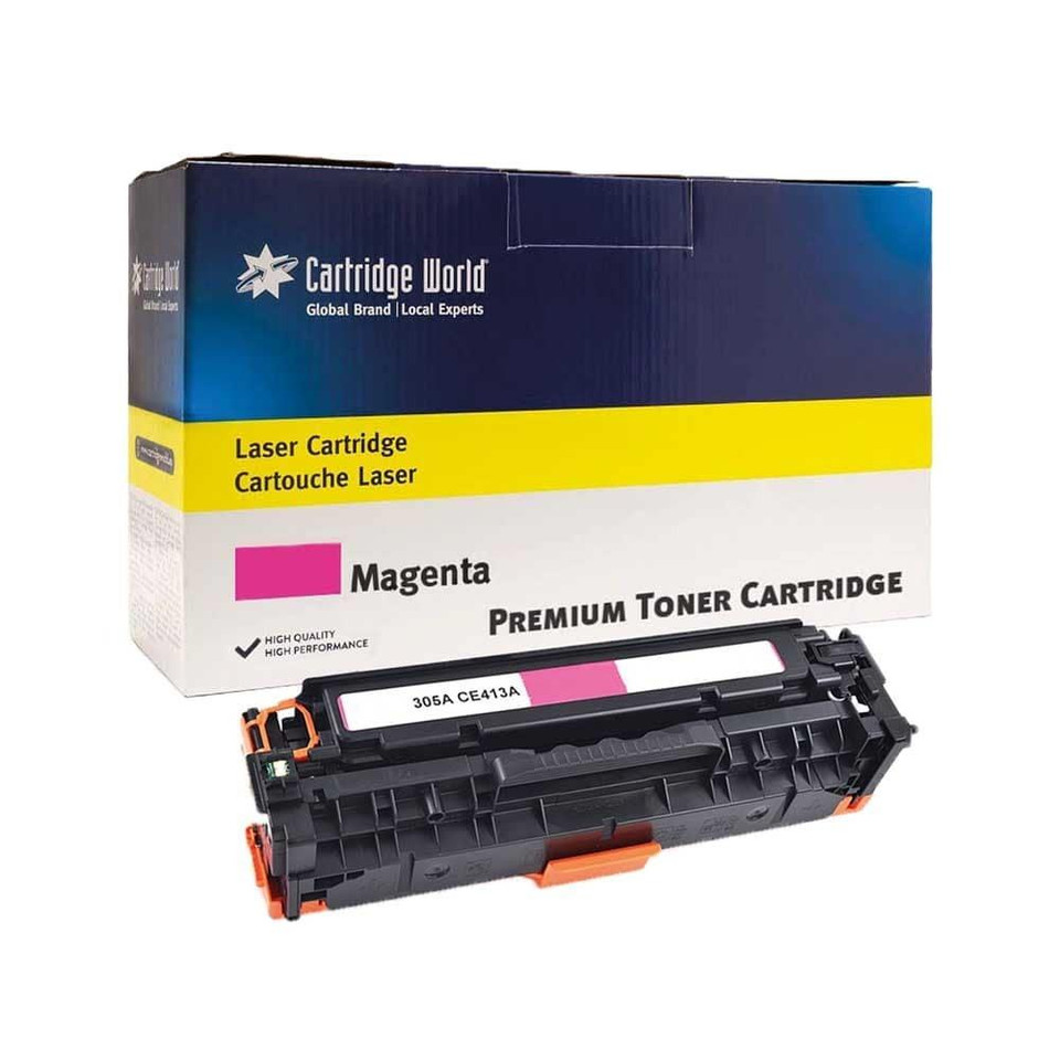 Compatible HP 305A Magenta LaserJet Toner Cartridge (CE413A) - HP LaserJet Pro Series Toner Cartridges - HP LaserJet Pro 400 color M475dn Toner Cartridges